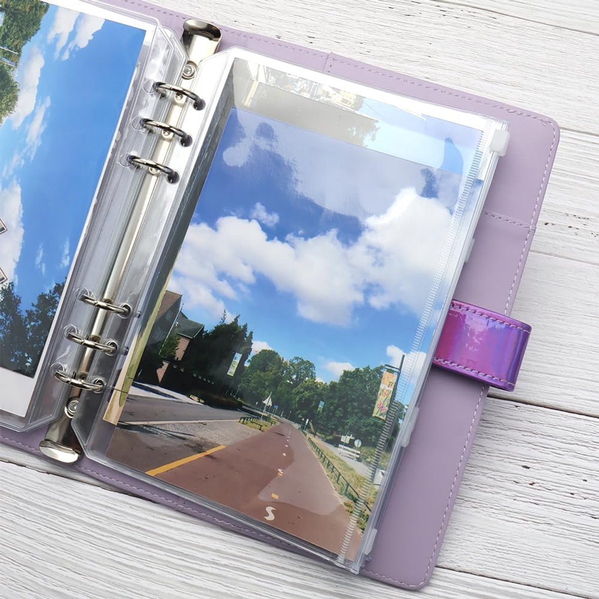 Folder - 18 Pieces - A5 Zip Bags - PVC - Waterproof - Folder Binders for 6-Ring Folders - Folder Binders - Zipper Bags for Documents - A5 Show Bag - Binder Bags - For Storage and Organization at Home, in the Office and at School - 21×15cm - Transparent - Image 6