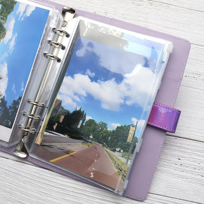 Folder - 18 Pieces - A5 Zip Bags - PVC - Waterproof - Folder Binders for 6-Ring Folders - Folder Binders - Zipper Bags for Documents - A5 Show Bag - Binder Bags - For Storage and Organization at Home, in the Office and at School - 21×15cm - Transparent - Image 6