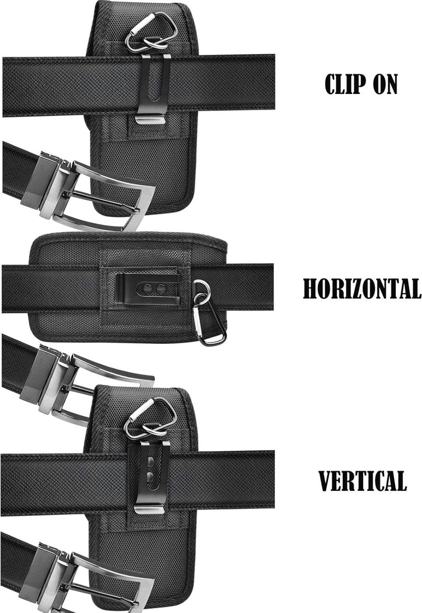 Waist bag - Fanny pack - Outdoor belt bag - Smartphone bag - Standing belt bag - Oxford cloth - black - 17.5*10*2.5cm - belt bag - Gift - Phone bag Men - Image 3
