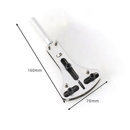 Watch Case Opener - Watch Opener - Metal - Watchmaker Tools - Watch Tools - Watch Repair - Watch Back Opener Key - With Opening Screws - For Diameters Smaller Than 55mm - 16*7cm - Silver - Image 4