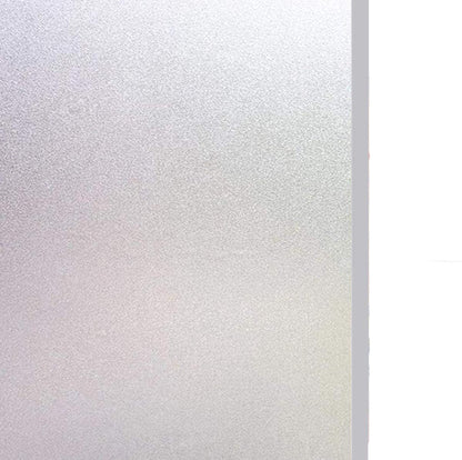 Window film - Easy installation - Glue-free adhesive film for windows and bathrooms - Static - 45cm*3m - white - PVC - Frosted