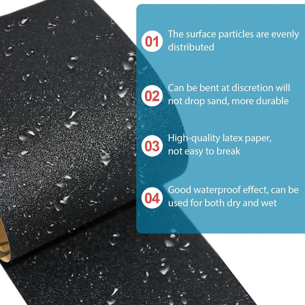 Sandpaper set - 36 pieces - Grit 320/400/ 600/800/ 1000/1200/ 1500/2000/ 2500/3000/ 4000/5000 - Car polishing / Furniture / Metal - Image 3