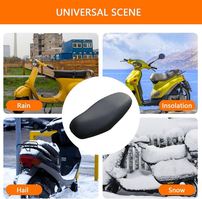 Seat cover for electric vehicles and motorcycles - Waterproof - Scratch-resistant - PU - 60*80 cm - Black - Image 5