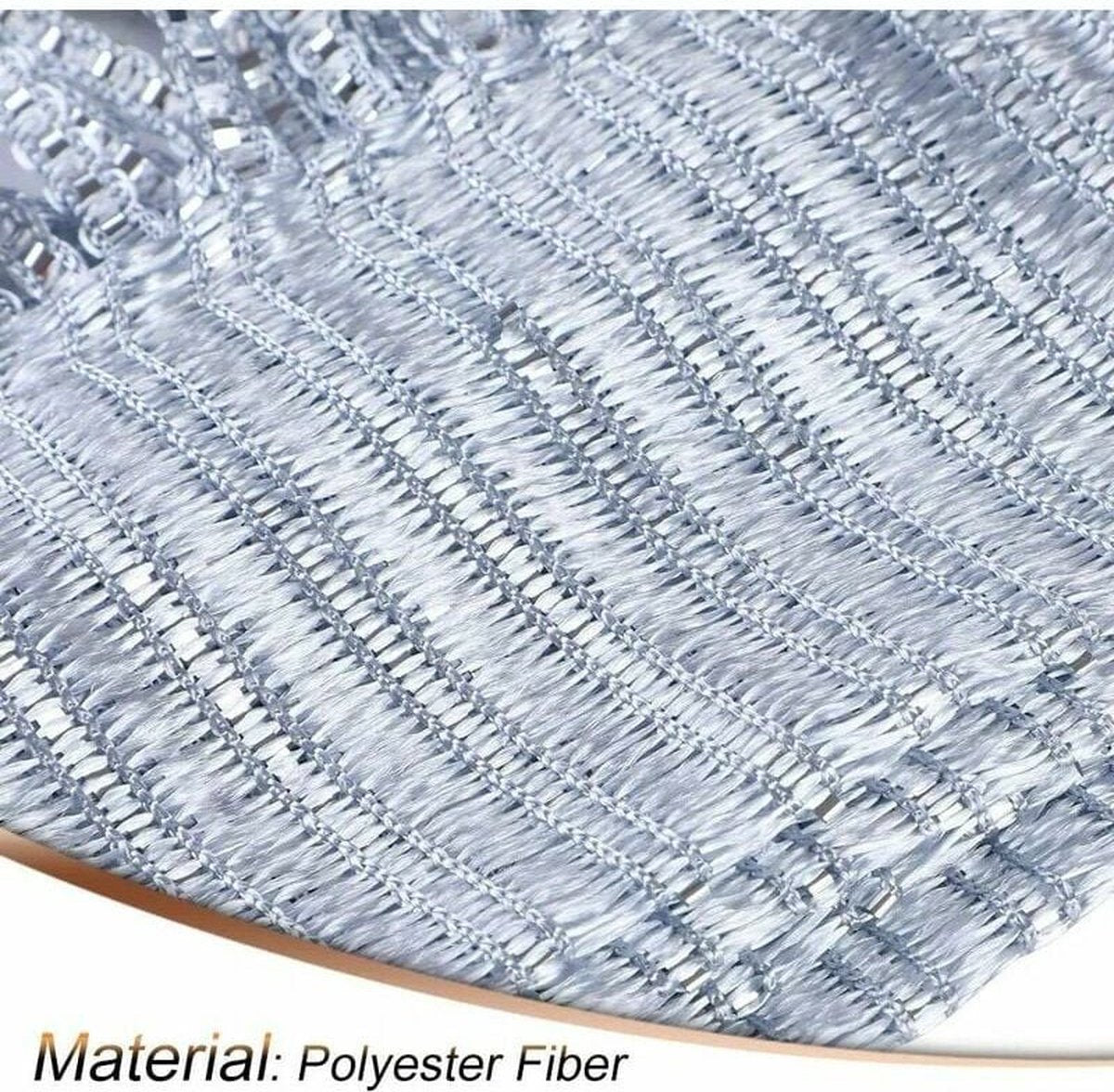 Fly screen curtain - Door curtain - Glitter mosquito net - Anti-fly door curtain - 100 x 200 cm - With silver thread - Polyester - white - Decorative curtain - Mosquito net - Image 2