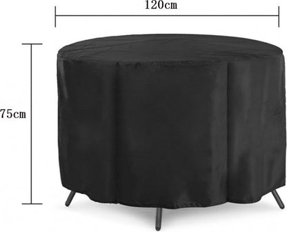 Garden furniture cover - Garden table cover - furniture covers - garden table cover - round garden furniture cover - waterproof garden furniture covers - 120 x 75 cm - Waterproof - Windproof - Dustproof - Anti-UV - round - 210D Oxford cloth - black - for  - Image 6
