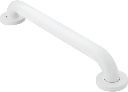 Toilet support rail - bath support - shower support - Grab rail wall support for bathroom, shower, toilet - 40 cm - Wall support - white - metal - Stainless steel
