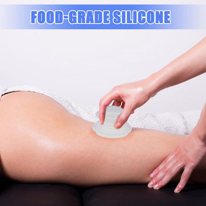 4 pieces silicone cups - Cupping cups - Cupping Set - Cellulite Cups - Cupping For Cellulite - vacuum cup - For reducing cellulite anti-aging relieves pain and joints for buttocks, neck, body - Transparent - Image 2