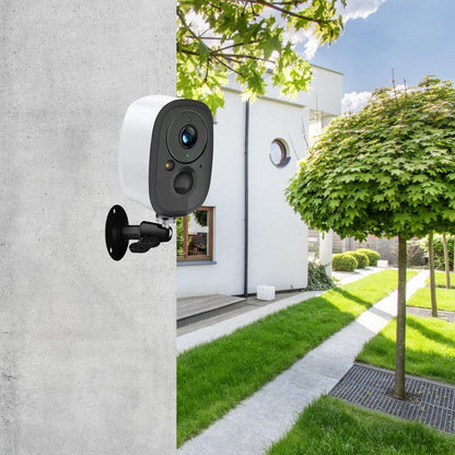 Metal Camera Bracket - 2 pieces - 360° adjustable - Wall mounting - For security cameras - Indoor and outdoor use - With installation accessories - Black - Image 4