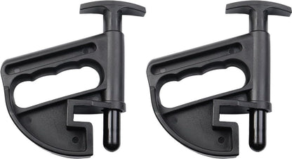 2 pieces - Tire heel clamp - Tire changer - tire pusher - Bead clamp - tire clamp - plastic - black - Universal - mounting aid - Rim Pry Wheel Changing Helper