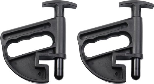 2 pieces - Tire heel clamp - Tire changer - tire pusher - Bead clamp - tire clamp - plastic - black - Universal - mounting aid - Rim Pry Wheel Changing Helper