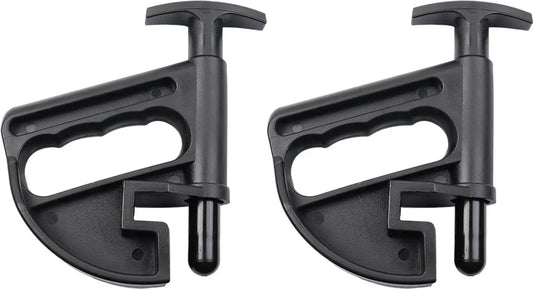 2 pieces - Tire heel clamp - Tire changer - tire pusher - Bead clamp - tire clamp - plastic - black - Universal - mounting aid - Rim Pry Wheel Changing Helper