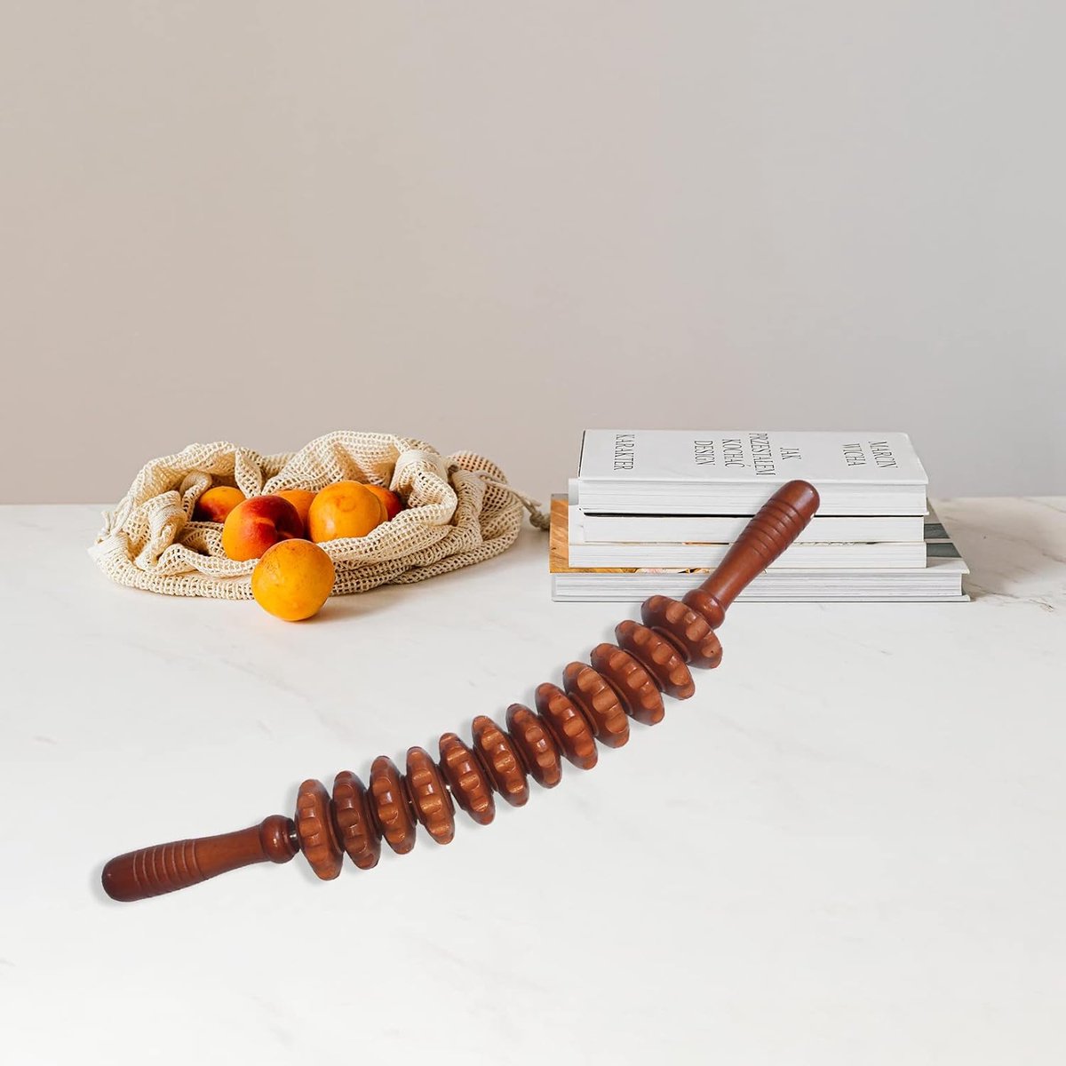 Massage - Massage Device - Massage Stick - Brown - Anti Cellulite Massage Roller Tool - Full Body Massager - Relieve Fatigue - Image 5