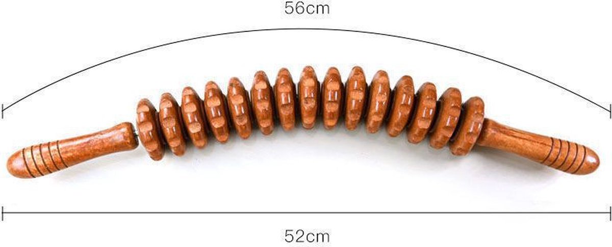 Massage - Massage Device - Massage Stick - Brown - Anti Cellulite Massage Roller Tool - Full Body Massager - Relieve Fatigue - Image 7