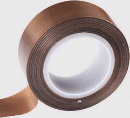 Heat Resistant Tape - Brown - Reliable Bond - Galvanized Silicone Insulating Tape - Teflon - 30mm*10m*0.18mm - Image 3