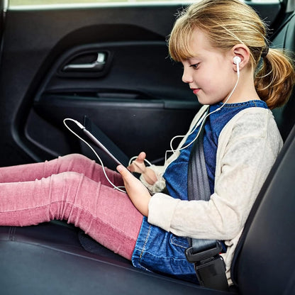 Seat belt buckle - 2 pieces - To lock the seat belt buckle - Seat belt protector child - Universal - Seat belt cover child - Black - Image 4