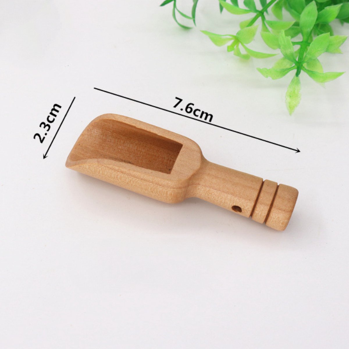 10 Pieces - Mini Wooden Spoons - Sustainable Kitchen Accessory - Wooden Scoops - Measuring Spoon - Spoons for Herbs and Tea - Spoons for Kitchen, Cooking, Herbs, Coffee, Tea, Sugar, Salt - 7.6*2.3cm - Wood - Image 2