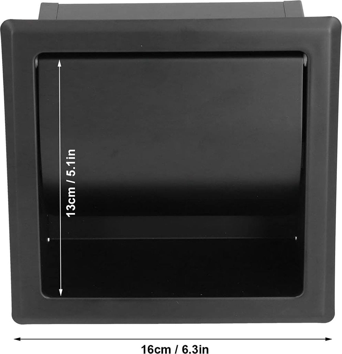 toilet roll holder - Built-in - black toilet roll holder - black toilet roll holder - toilet roll holders - toilet roll holder - stainless steel - for bathroom - toilet roll holder - Image 2