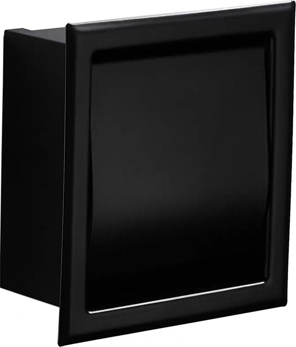 toilet roll holder - Built-in - black toilet roll holder - black toilet roll holder - toilet roll holders - toilet roll holder - stainless steel - for bathroom - toilet roll holder - Image 4