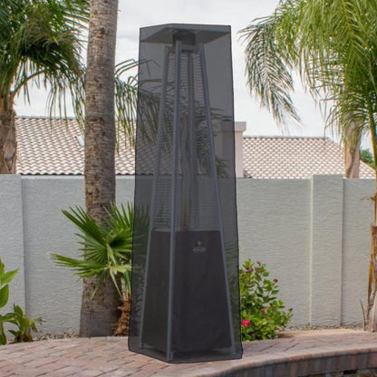Patio Heater Cover - Heavy-Duty Waterproof Porch Cover - Patio Heater Cover - Pyramid Style Heated Umbrella Cover - Dust Cover for Outdoor Use - Heater Cover - for Pyramid Torch Patio Heaters - 221x53x61cm - Black - Image 3