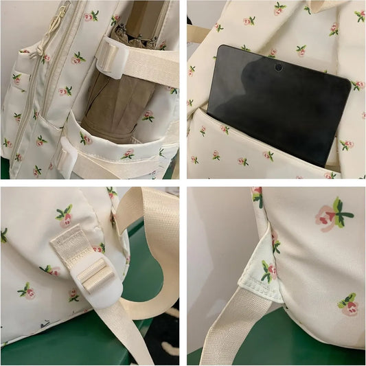 Backpack - School Bag - Backpack - Girl Backpack - School Backpack - School Bag - Tablet Backpack - 20 Liters - Cherry - Image 2