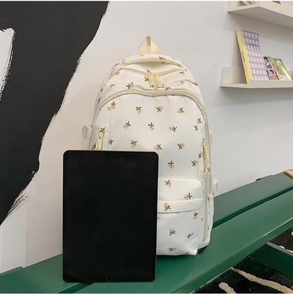 Backpack - School Bag - Backpack - Girl Backpack - School Backpack - School Bag - Tablet Backpack - 20 Liters - Cherry - Image 4