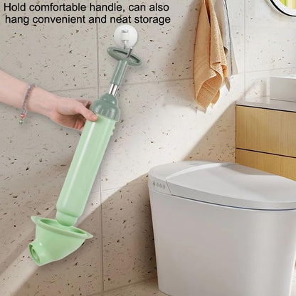 Toilet Drain Unblocker - Pump Unblocker WC - Plastic - Rubber - Stainless Steel - Drain - Unblocker - Sink Unblocker - Sink Unblocker - Toilet Unblocker Pump - Drain Spring - Plunger - Green - Image 3