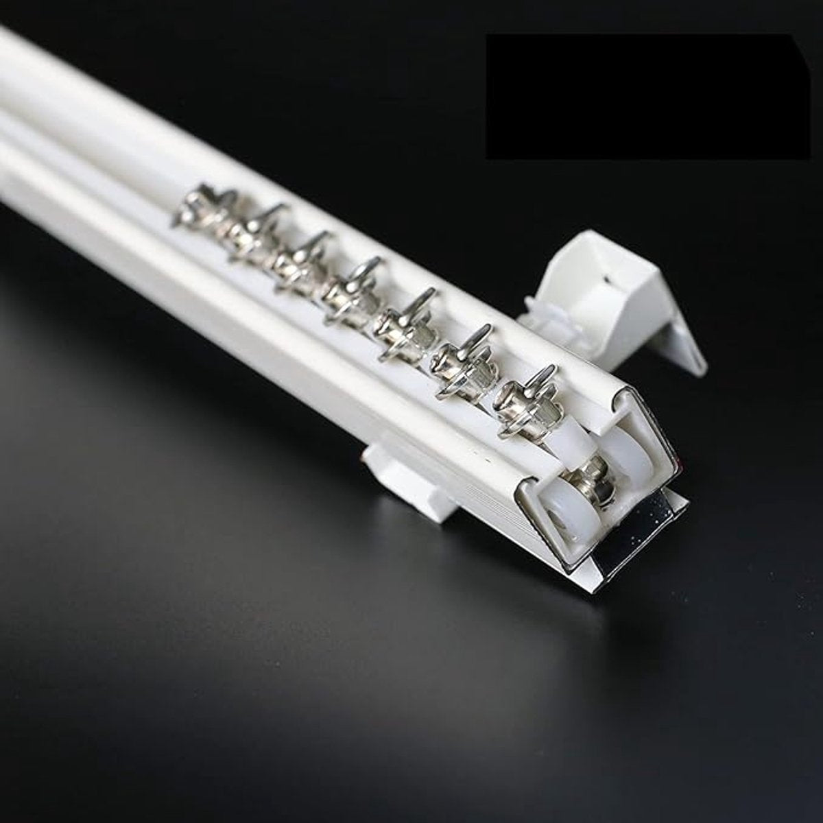 20 Pieces - Curtain Runners - Curtain Runners - Curtain Rollers - Curtain Rail Rollers - Gliders - Curtains - Curtain Gliders - White - Alloy - 3.45*1.5cm - Image 4
