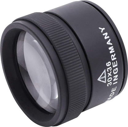Jeweler's Magnifier - Pocket Magnifier - Mini Magnifying Glass - Pocket Magnifier - 30x36 - Magnification 30 - Lens 36mm diameter - Black - Zinc Alloy - Image 4