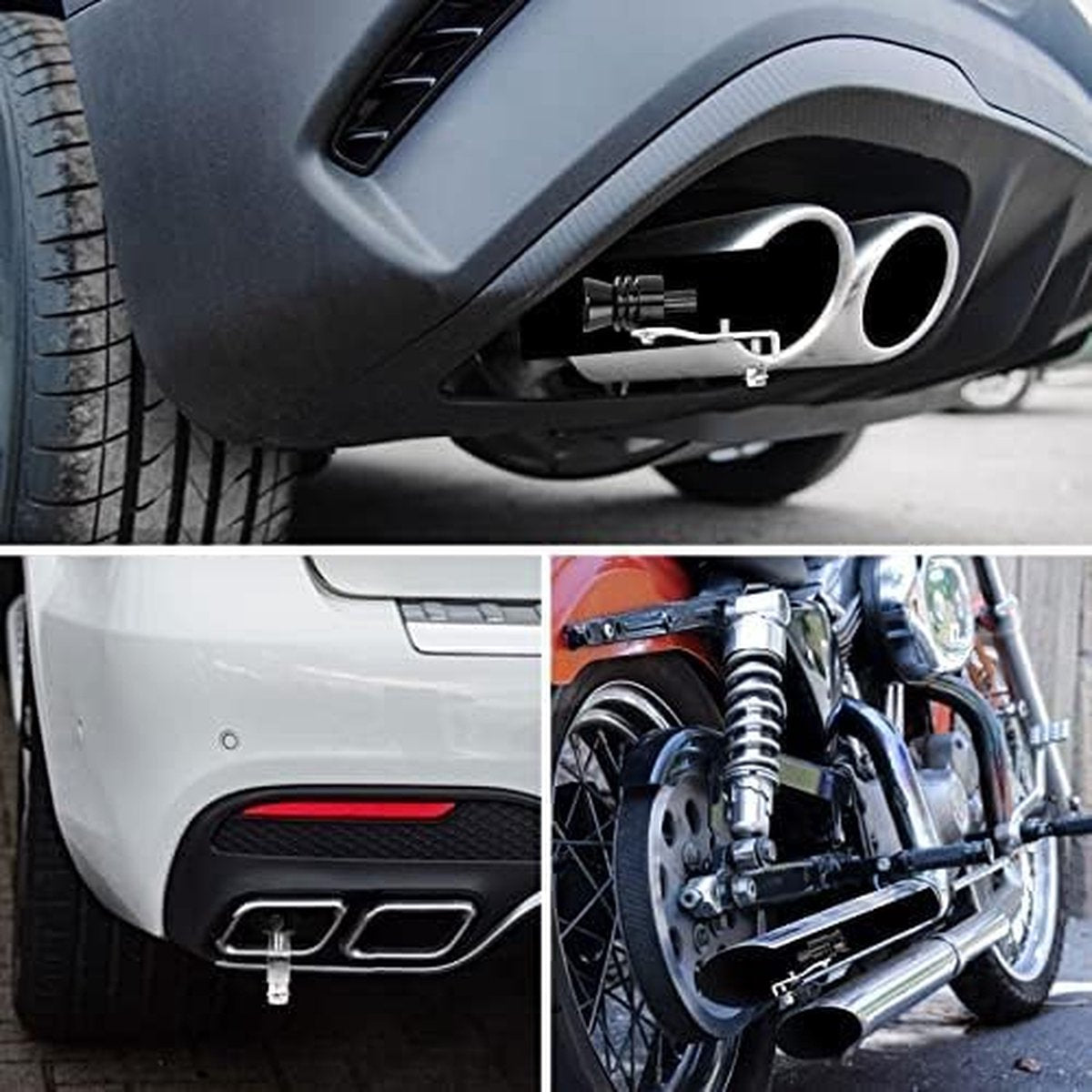 Turbo Whistle - Exhaust Whistle - Car Modification Turbo Whistle - Turbo Sound Simulator - Exhaust Sound Amplifier - Car Roar Maker - Car Tail Whistle - Universal - For Displacement 2.0-2.4L - Car Accessories - Image 5