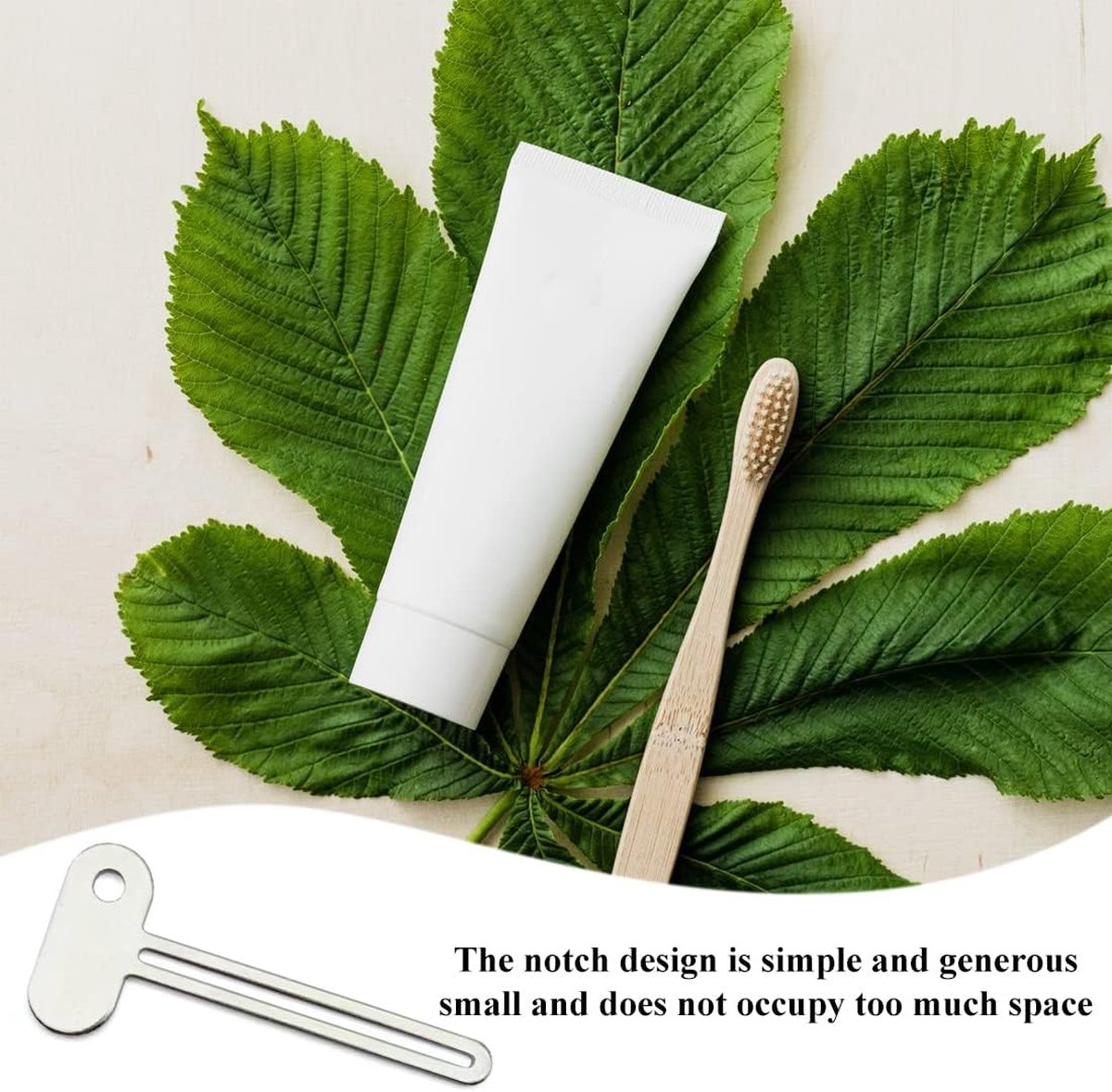 Toothpaste Squeezer - 4 pieces - Tube Squeezer - Stainless steel - silver - key-shaped - Environmentally friendly - Ergonomic design - Suitable for toothpaste, creams, gels - Image 4