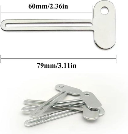 Toothpaste Squeezer - 4 pieces - Tube Squeezer - Stainless steel - silver - key-shaped - Environmentally friendly - Ergonomic design - Suitable for toothpaste, creams, gels - Image 5