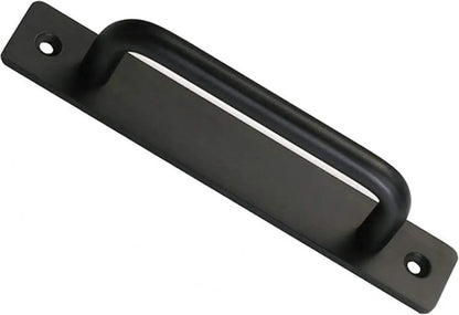 Sliding door handles - Black handle - Cabinet handles - Furniture handle - Handles - Robust - Door handle - Metal - including mounting bolts - for cabinet kitchen furniture bedroom