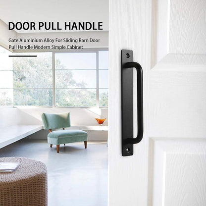 Sliding door handles - Black handle - Cabinet handles - Furniture handle - Handles - Robust - Door handle - Metal - including mounting bolts - for cabinet kitchen furniture bedroom - Image 2