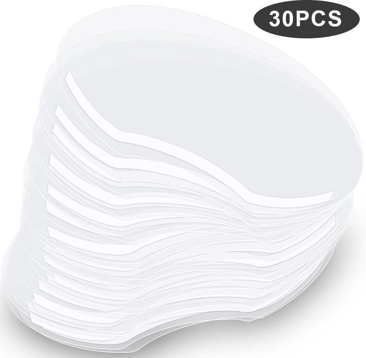 30 pieces - Face shield - Face shield - Splash shield - Face mask - safety mask - Face shield - Transparent - Hair No in eyes - For salon supplies, eyelash extensions - Image 3