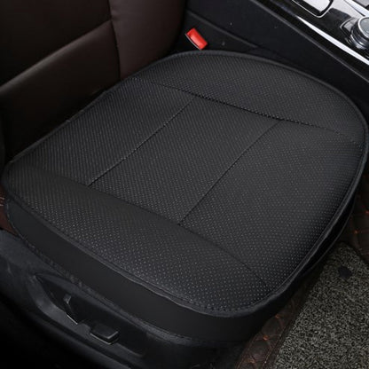 Seat cushion - Car seat cushion - Car cushions - for car - PU leather - Comfortable - Chair cushion - half pack - black - 52*50*1cm - Image 2