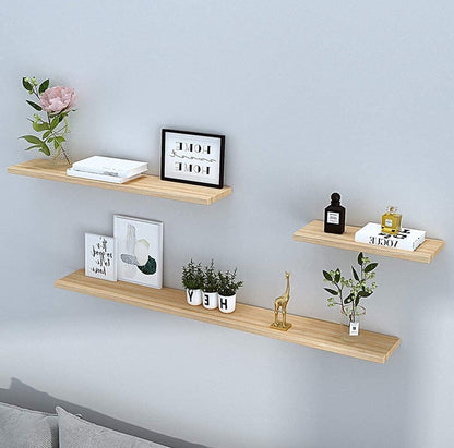 Wall shelf brackets - 4 pieces - shelf brackets - brackets - iron - white - 140 x 130 x 27 mm - multifunctional - wall mounted - heavy - invisible - for wall mounting hidden wooden shelf - Image 4