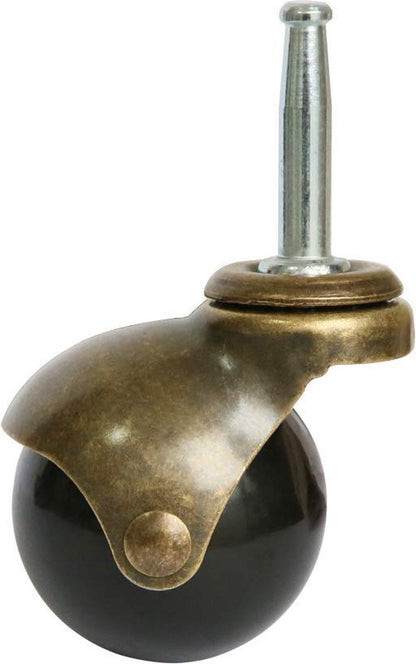 Set of 4 Furniture castors - transport castors - 50mm - Swivel castor - 30kg Load capacity - Height 64mm - Image 3