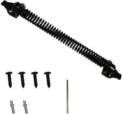 Door closers - Door spring - Gate spring - Gate spring - 36cm - Outdoor door closer - Gate latches - Garden gate spring - Black - Carbon steel - For wooden fences door - Image 3