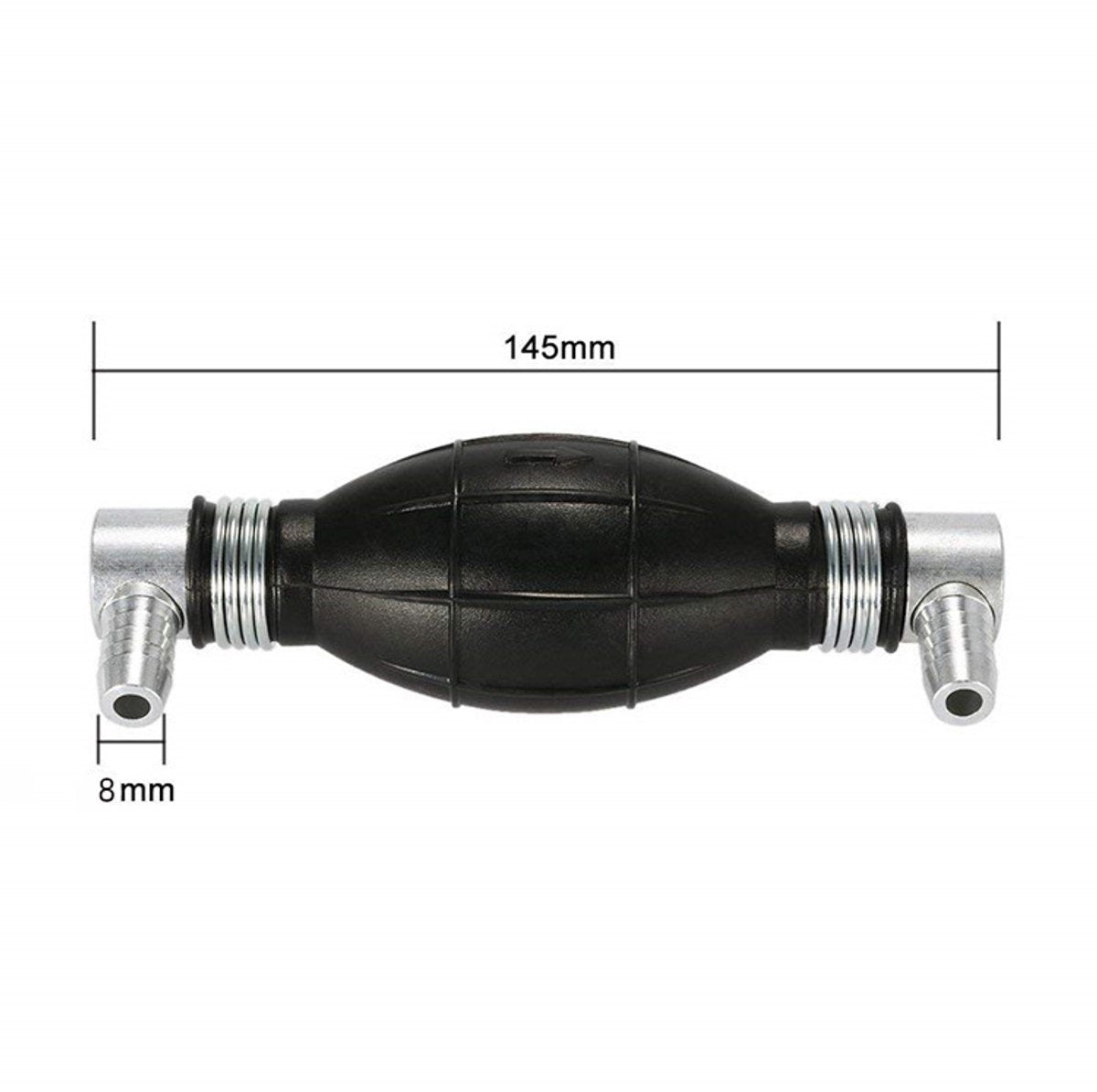 Siphon pump - Hand pump - Oil pump - Siphon pump - Fuel - One-way valve - For boat engine, camper, tractor, motorhome - Black - No hose - Image 5