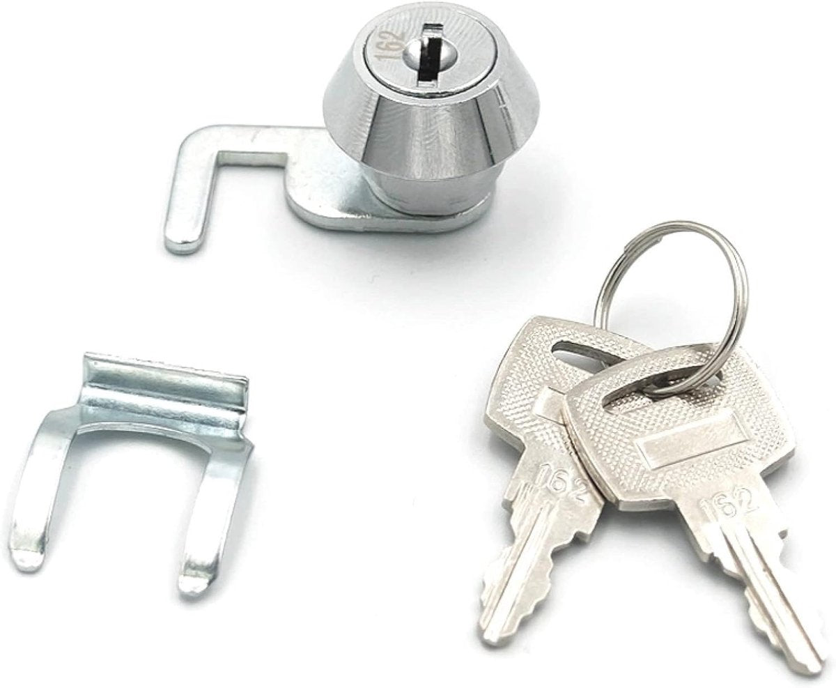 Letterbox lock - Cam lock - Cabinet lock - Cam lock - Security cabinet lock - Cylinder lock - 21.5 mm - Zinc alloy - With key - For Cabinet, Cabinet door, Filing cabinet, Letterboxes, Drawer cabinet - Image 2