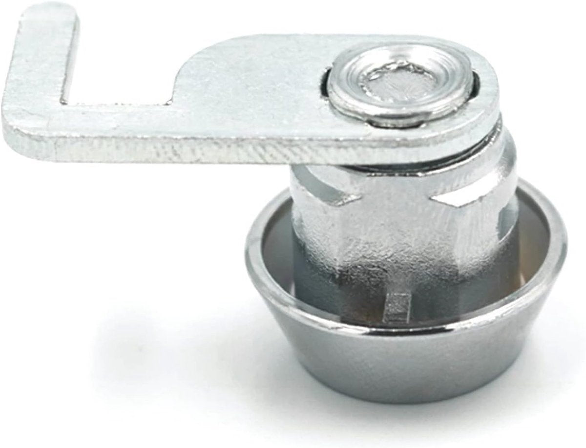 Letterbox lock - Cam lock - Cabinet lock - Cam lock - Security cabinet lock - Cylinder lock - 21.5 mm - Zinc alloy - With key - For Cabinet, Cabinet door, Filing cabinet, Letterboxes, Drawer cabinet - Image 3