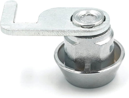 Letterbox lock - Cam lock - Cabinet lock - Cam lock - Security cabinet lock - Cylinder lock - 21.5 mm - Zinc alloy - With key - For Cabinet, Cabinet door, Filing cabinet, Letterboxes, Drawer cabinet - Image 3
