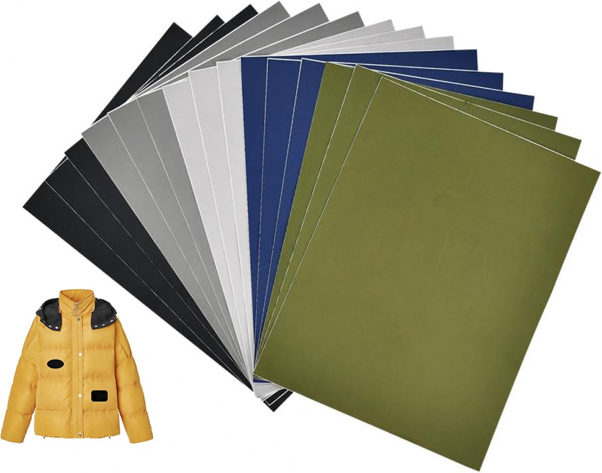 15 pieces - Clothing Repair Patches - Repair hole in clothing - Repair patch - Repair cloth - Patch Down Jackets - Umbrella repair - Self-adhesive patches - Clothing accessories - 20 x 15 cm - Image 4