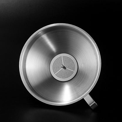 Funnel - Kitchen Funnels - Metal Filling Funnel - Filling Funnel - High Quality Funnel - Stainless Steel - Ø15 cm - Silver - Image 4