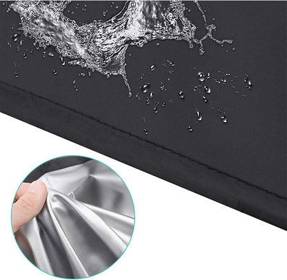 Garden Chair Cover - Waterproof Protective Cover for Garden Furniture - Protective Cover for Garden Chairs - Cover Suitable for Stackable Chairs - 89*89*120/89cm - Black - 210D Oxford Cloth - Waterproof - Durable - Garden Furniture Covers - Garden Furnitu - Image 7