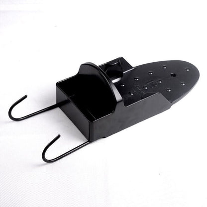 Ironing board holder - Hanging system for your ironing board AND iron - simple ironing board holder - black - plastic - Ironing board holder - Wall-mounted ironing board holder - Image 2