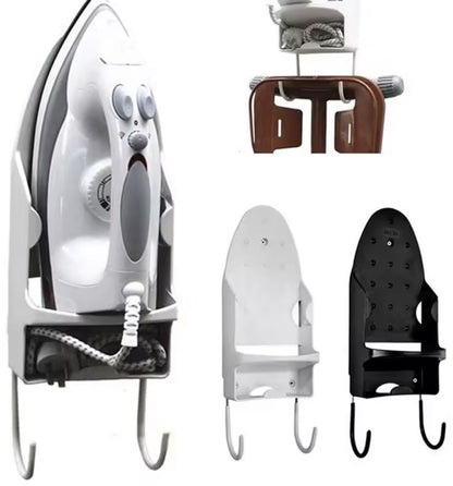 Ironing board holder - Hanging system for your ironing board AND iron - simple ironing board holder - black - plastic - Ironing board holder - Wall-mounted ironing board holder - Image 4