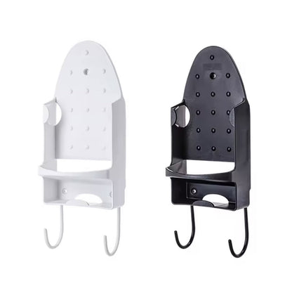Ironing board holder - Hanging system for your ironing board AND iron - simple ironing board holder - black - plastic - Ironing board holder - Wall-mounted ironing board holder - Image 6