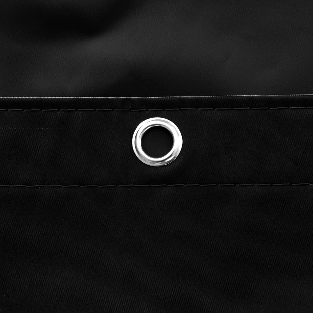 Shower Curtain Anti-Mold - Bath Curtain - PEVA - Including Rings - Waterproof - Rustproof - Suitable for Bathroom - 180X100cm - Black - Image 4