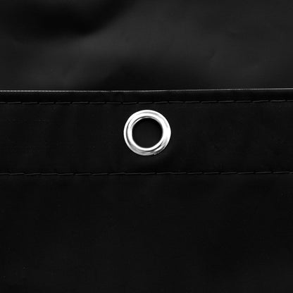 Shower Curtain Anti-Mold - Bath Curtain - PEVA - Including Rings - Waterproof - Rustproof - Suitable for Bathroom - 180X100cm - Black - Image 4
